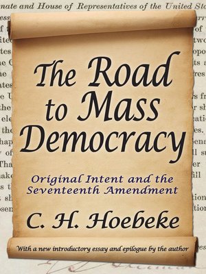cover image of The Road to Mass Democracy
